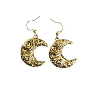 Kolczyki stal szlachetna księżyce