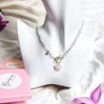 Talizman miłości, wybaczenia i przyjaźni Kwarc różowy z Hematytem naszyjnik stal szlachetna 4 495071648 18030969953644296 1135942956617078588 n