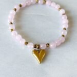 Bransoletka z kamieni na gumce Hematyt, kwarc różowy nadgarstek dopasowuję w cenie wykończenie złote lub srebrne. 3 500110272 18033386456644296 2350241783819133239 n 1