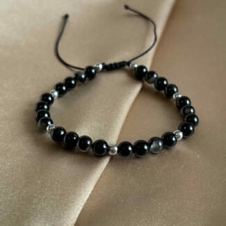 Bransoletka turmalin hematyt UNISEKS damska męska