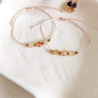 BESTSELLER Talizman sukcesu, powodzenia i obfitości - cytryn na rzemyku srebrne lub złote wykończenie