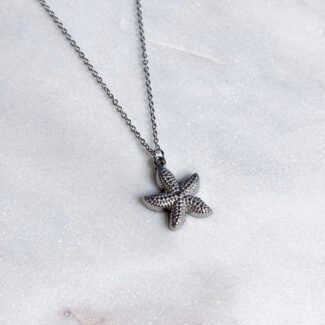 Łańcuszek stal szlachetna zawieszka rozgwiazda mała