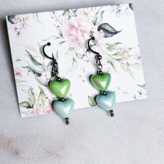 kolczyki stal szlachetna serduszka